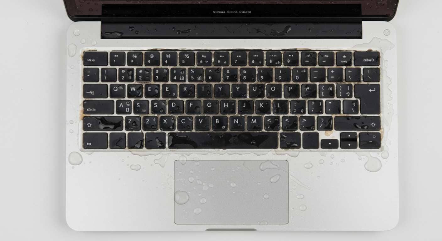 MacBook Tastatur mit Wasserschaden